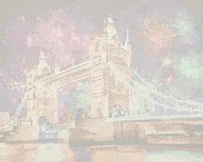 Peinture par numéros Pont 50x40 cm