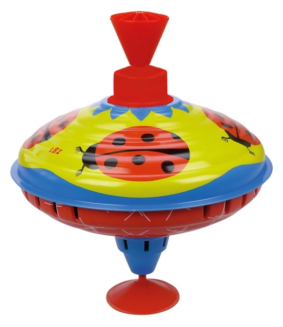 Toupie coccinelle 16 cm