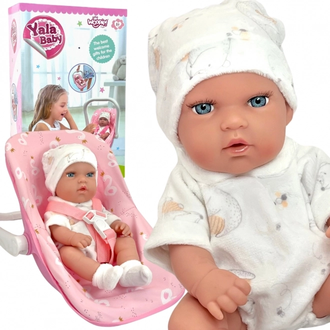 WOOPIE Royal poupée pour enfants 30,5 cm avec porte-bébé rose