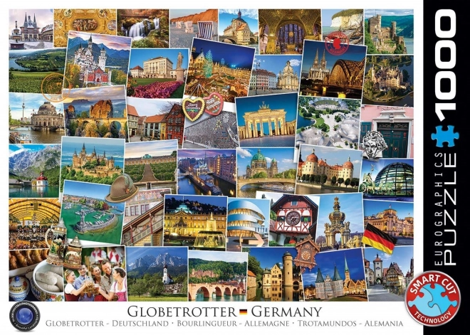 EUROGRAPHICS Puzzle Globe-trotter - Allemagne 1000 pièces