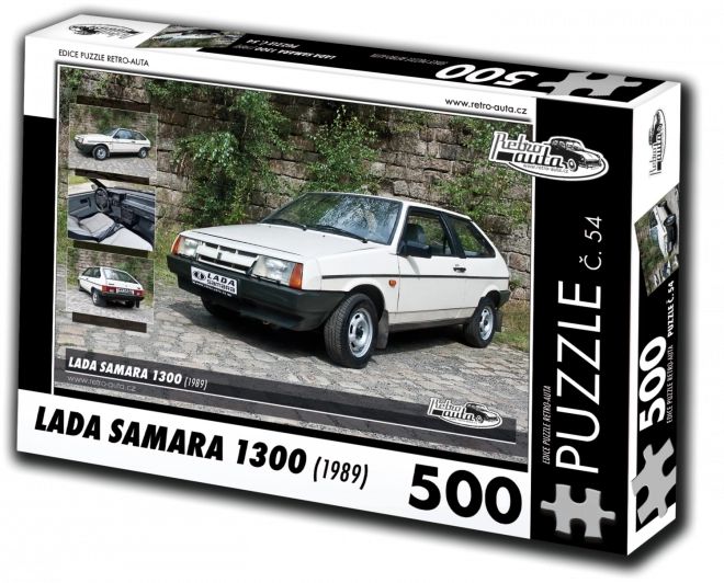 puzzle retro-auta lada samara 1300 (1989) 500 pièces