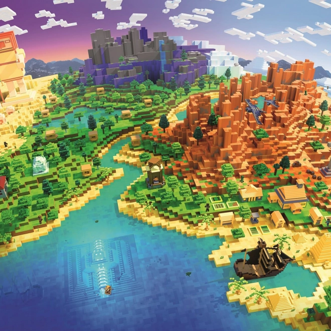 Puzzle Minecraft 500 pièces de Ravensburger