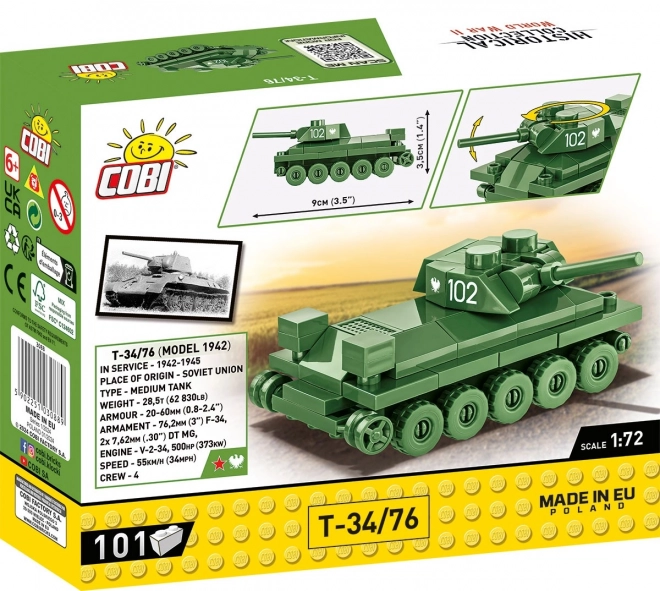 Jeu de construction du char T-34/76