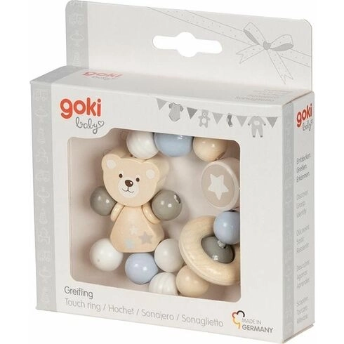 Goki anneau tactile moteur Ours avec grelot