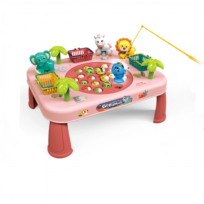 Jeu d’adresse Pêche Table Interactive Rose