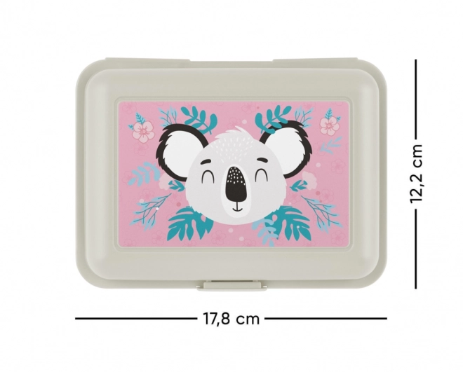 Boîte à goûter avec motif de bébé koala