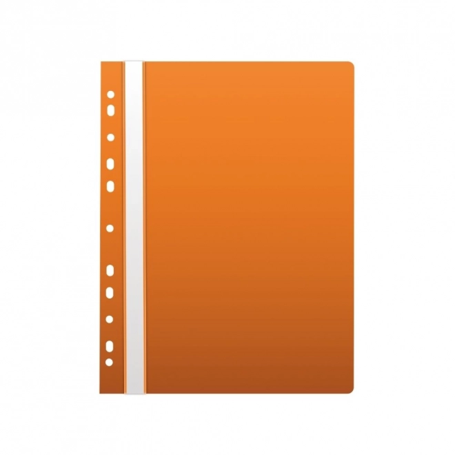 Classeur rapide A4 orange avec support euro
