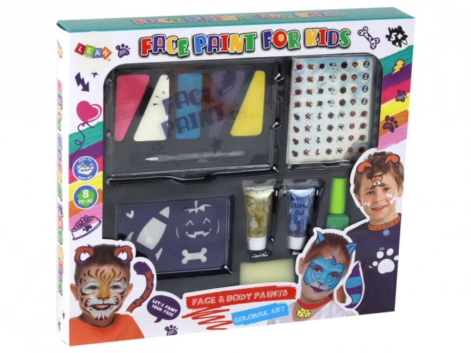 Ensemble de peintures pour le visage et les ongles pour enfants