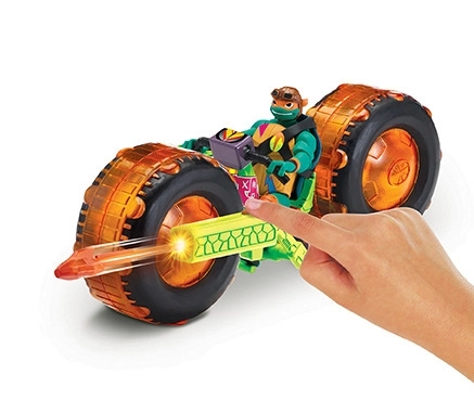 Moto Tortues Ninja avec figurine d'action