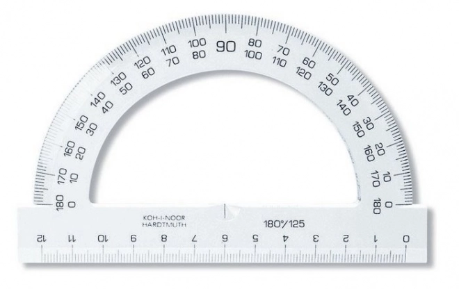 KOH-I-NOOR Rapporteur 12cm transparent