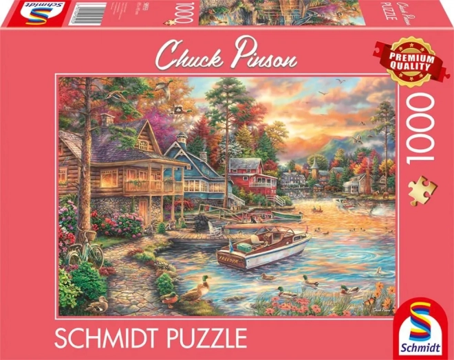 Puzzle Soirée au bord de mer 1000 pièces