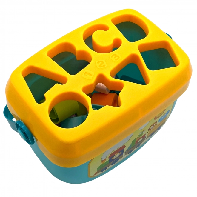 Woopie tri d'enfants et valisette avec apprentissage de l'alphabet et des formes