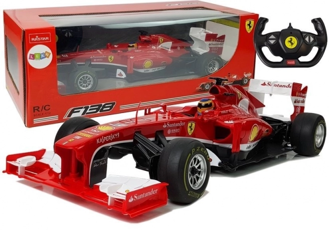 Voiture de course Formule 1 Ferrari F138 rouge 1:12