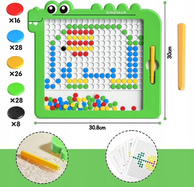 Tableau magnétique pour enfants MagPad Dinozaur de WOOPIE