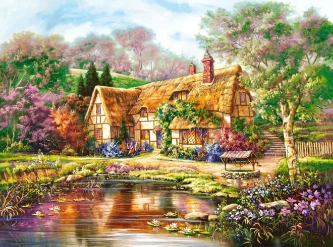 Puzzle 3000 pièces Crépuscule à Woodgreen Pond