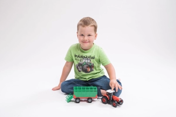 Tracteur Zetor avec remorque avec effets lumineux et sonores - 36 cm