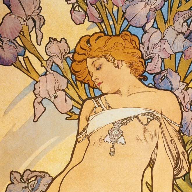 Calendrier de notes Alfons Mucha 2026