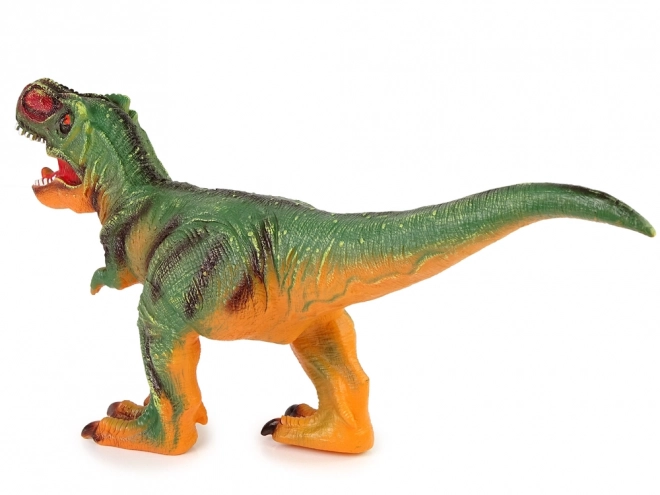 Grand dinosaure Tyrannosaurus Rex Vert et orange avec son, long de 60 cm
