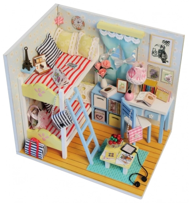Neuf miniatures de maisons Retour en enfance