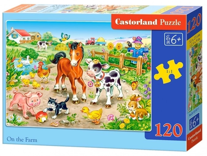 Puzzle de 120 pièces À la ferme