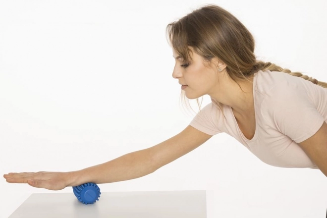 Roulette de massage verte