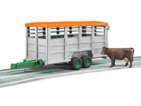 Bruder Transporteur d'animaux avec figurine de vache