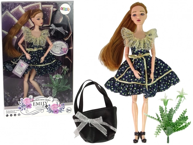 Poupée Emily Défilé de Mode Sac à Fleurs