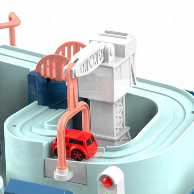 Woopie Circuit de Voiture Interactif Aventures Aut