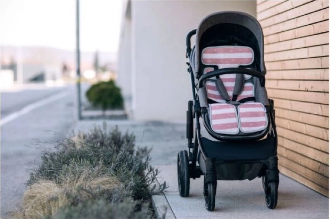 FreeON insert universel pour siège auto et poussette blanc-rose
