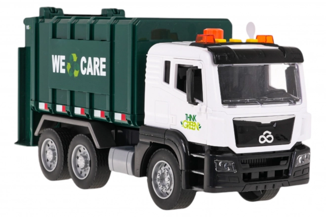 Camion poubelle avec fonction lumière et son