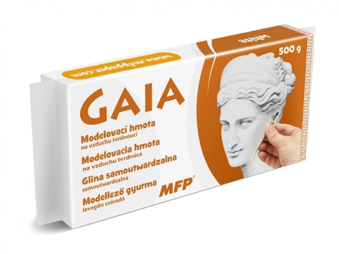 Pâte à modeler GAIA 500g blanche