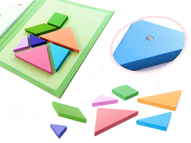 Puzzle magnétique 3D blocs tangram