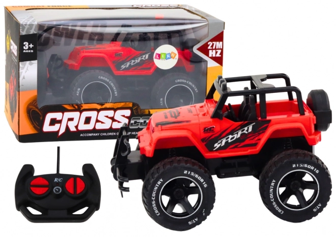 Voiture de course télécommandée 1:18 rouge