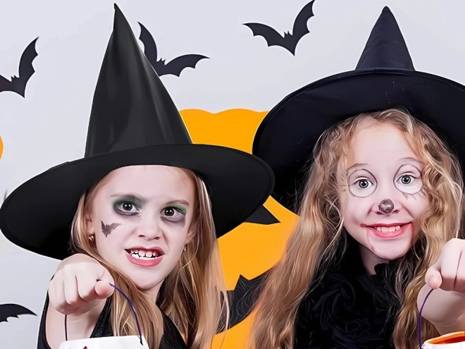 Chapeau de sorcière noir pour Halloween