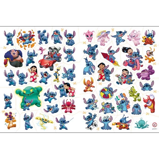 Livre à colorier avec tatouages Lilo & Stitch