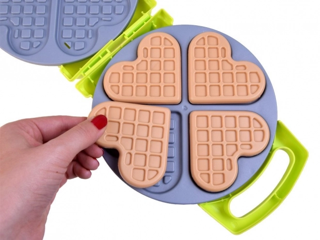 Set de cuisine pour enfants avec gaufres et accessoires