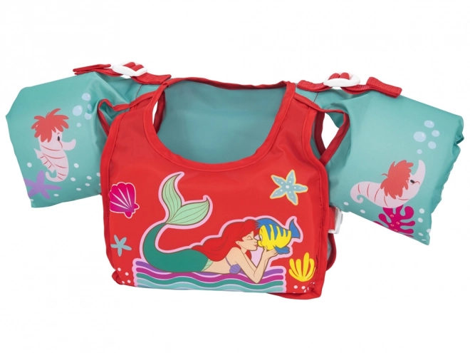 Gilet de natation pour enfants avec manches Petite sirène