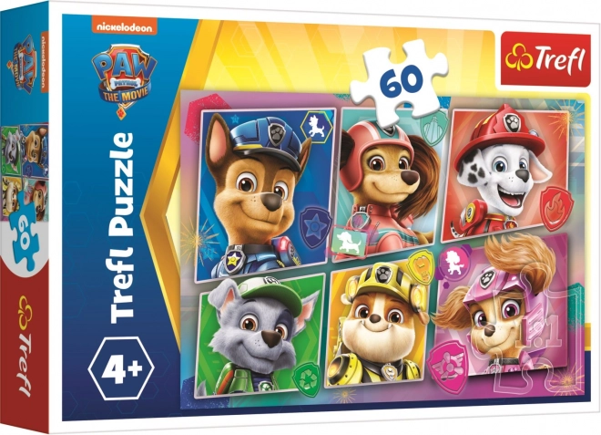 TREFL Puzzle La Pat' Patrouille dans le film : Amis prêts à l'action 60 pièces
