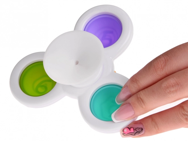 Senzoe Fidget Spinner avec ventouse 3 pcs