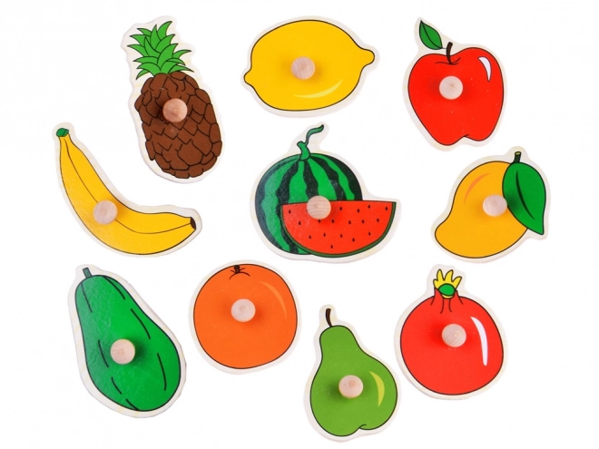 Puzzle en bois des fruits