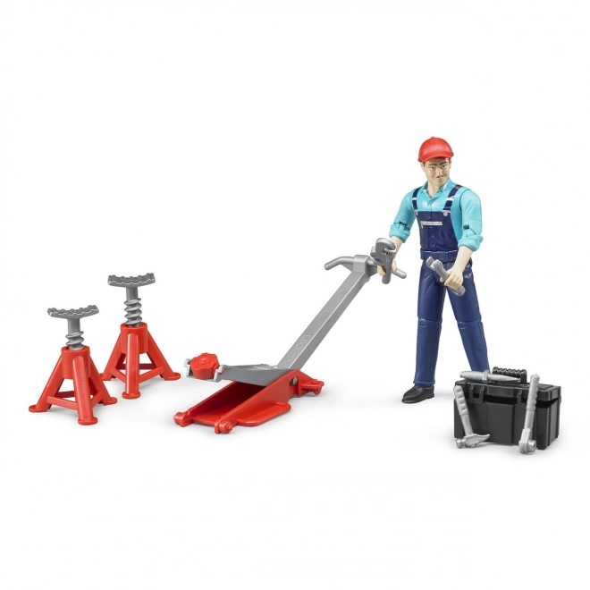 Bruder BWORLD Mécanicien avec outils