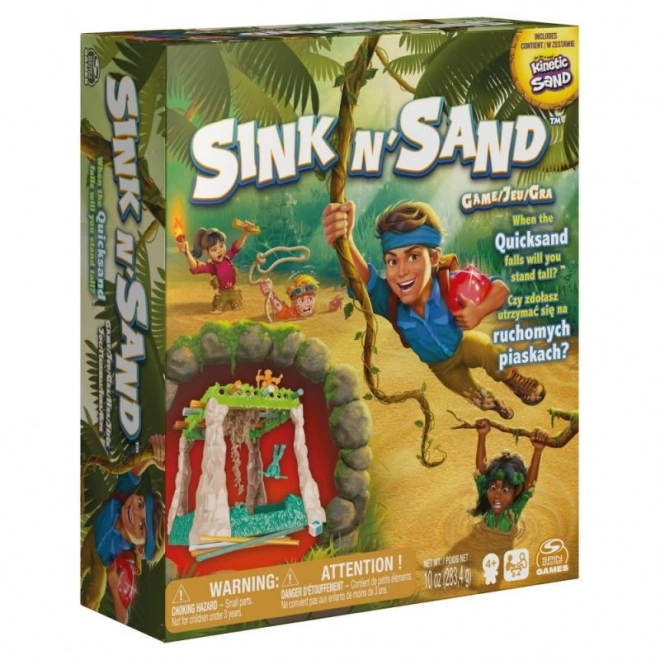Jeu de société Aventures dans la Jungle avec Sable Cinétique