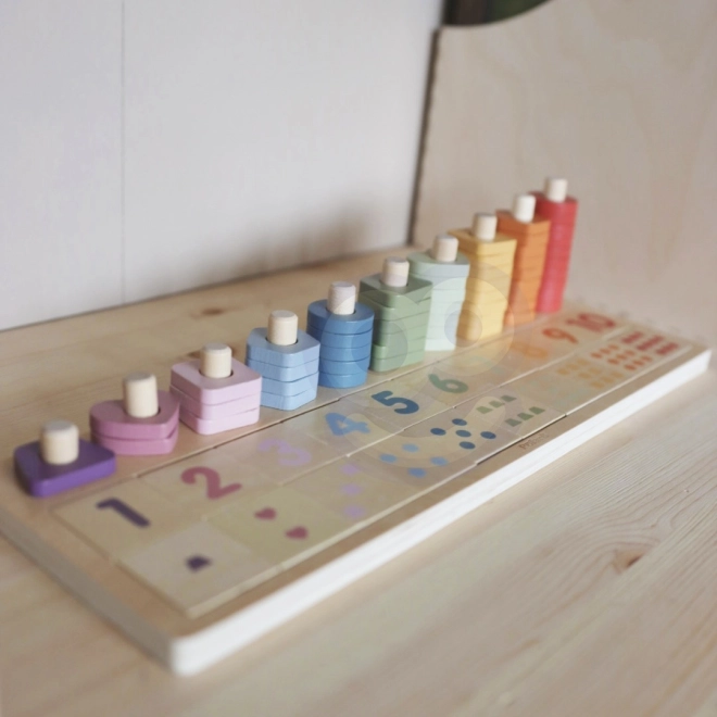 Compteur en bois et jouet de tri Montessori de PolarB