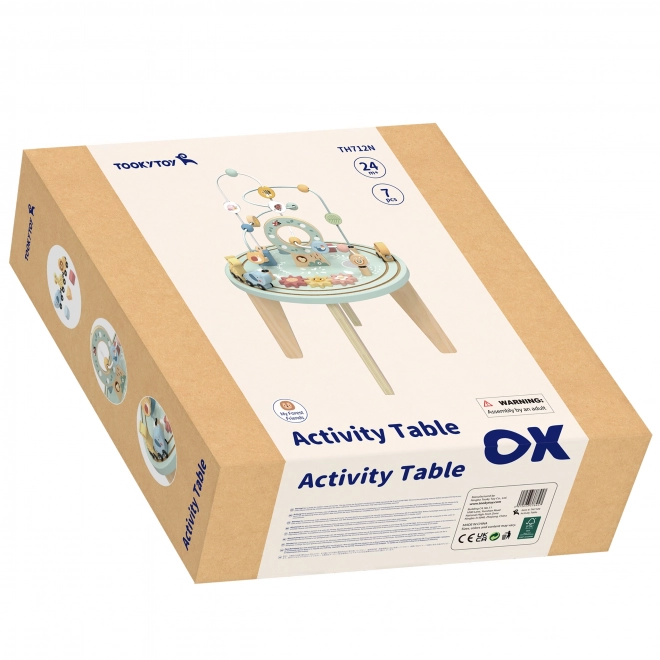 Table Montessori en bois avec activités TOOKY TOY