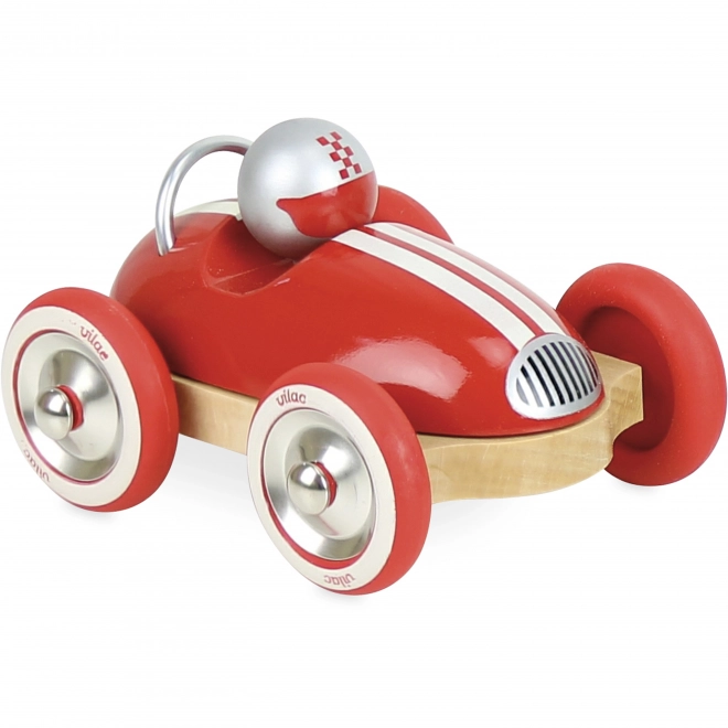 Vilac Voiture en bois Roadster vintage rouge