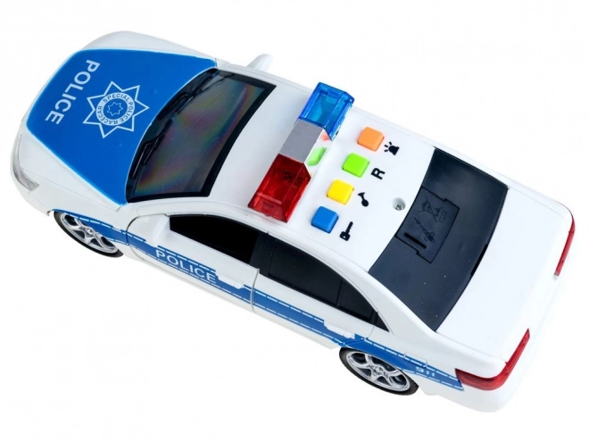 Voiture de police avec effets sonores et lumineux