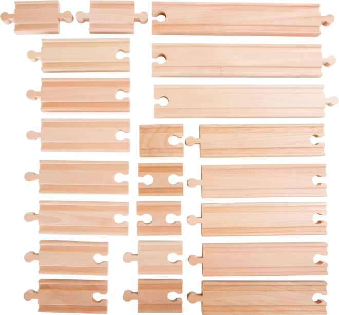 Rails en bois robustes