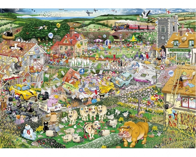 Puzzle J'aime le printemps 1000 pièces