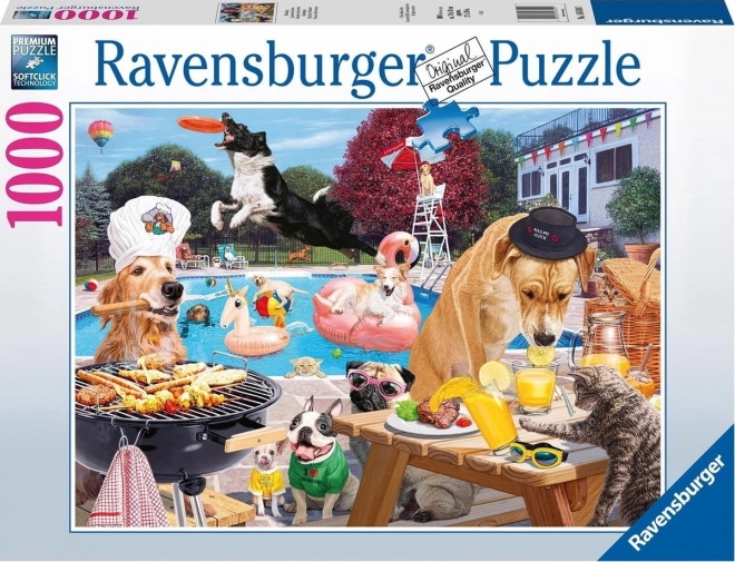 Puzzle Journées d'été de Chien 1000 pièces