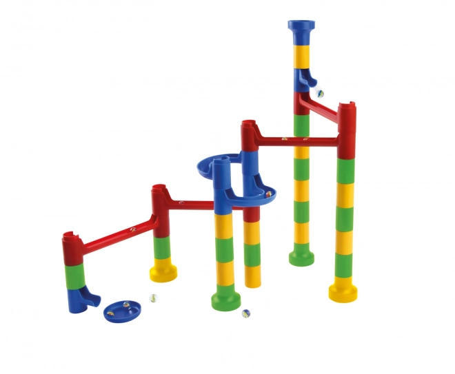 Piste de billes colorée pour enfants